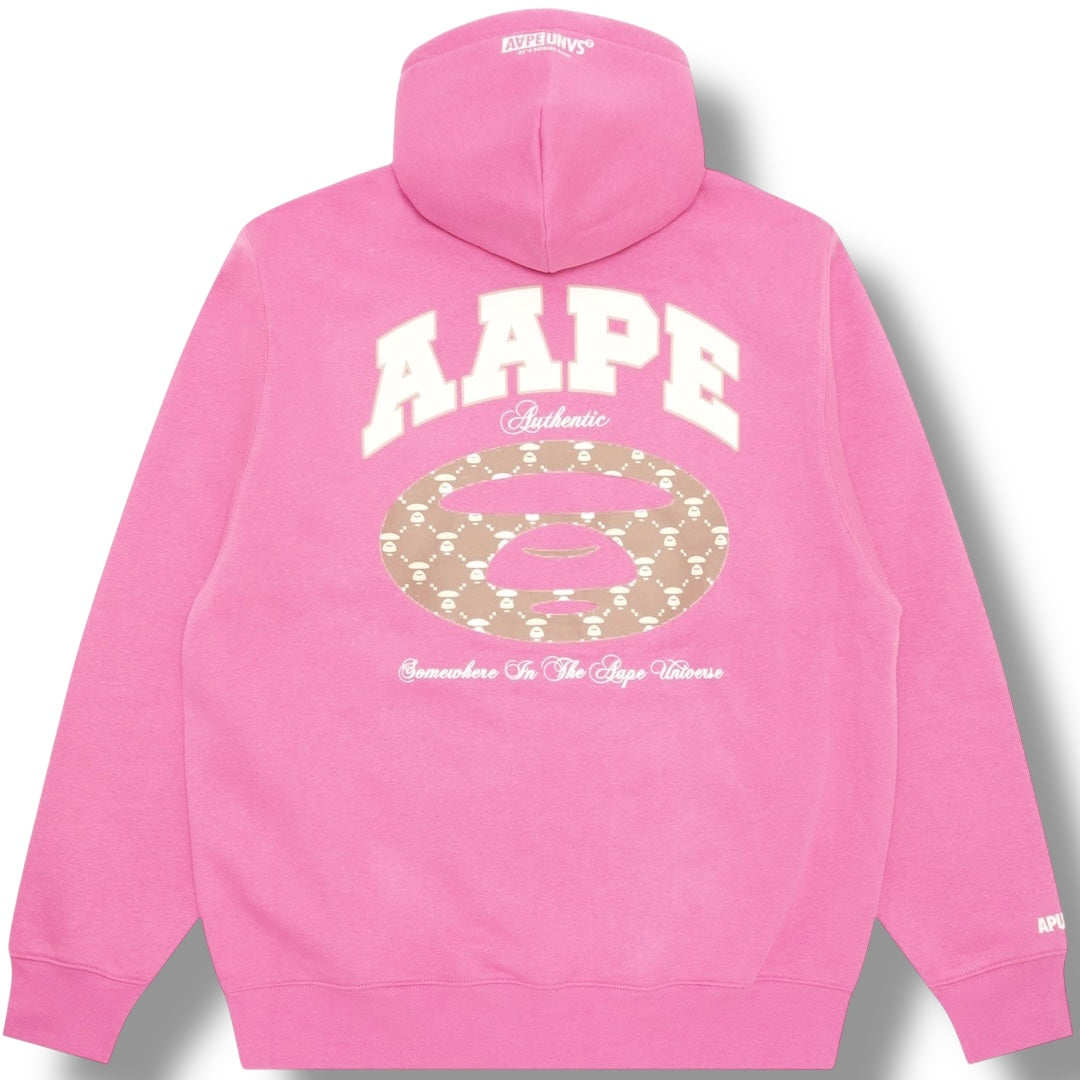 A BATHING APE AAPE UNIVERSE OTTH HOODIE PINK