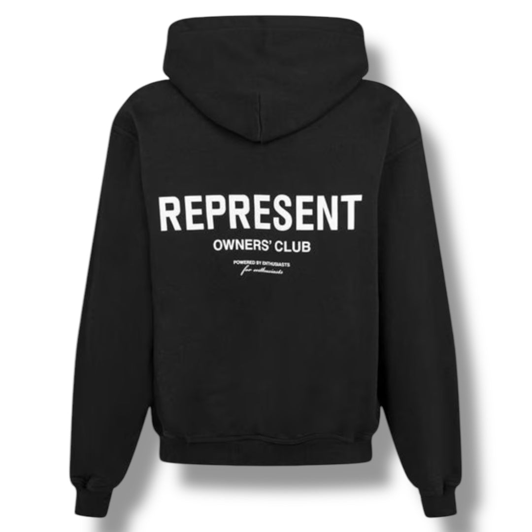 REPRESENT OWNERS CLUB HOODED TRACKSUIT BLACK