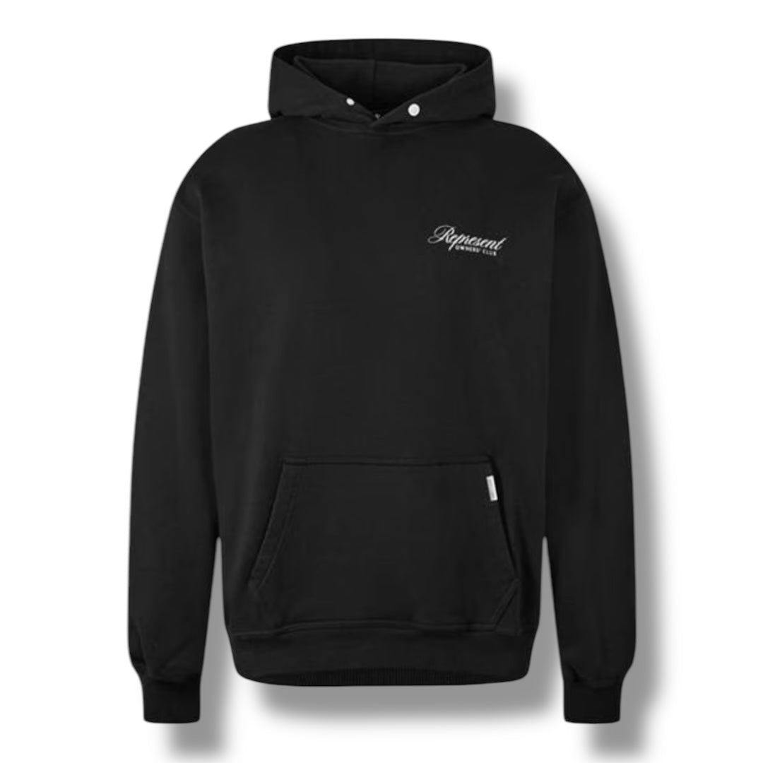 REPRESENT OWNERS CLUB SCRIPT OTTH HOODIE BLACK