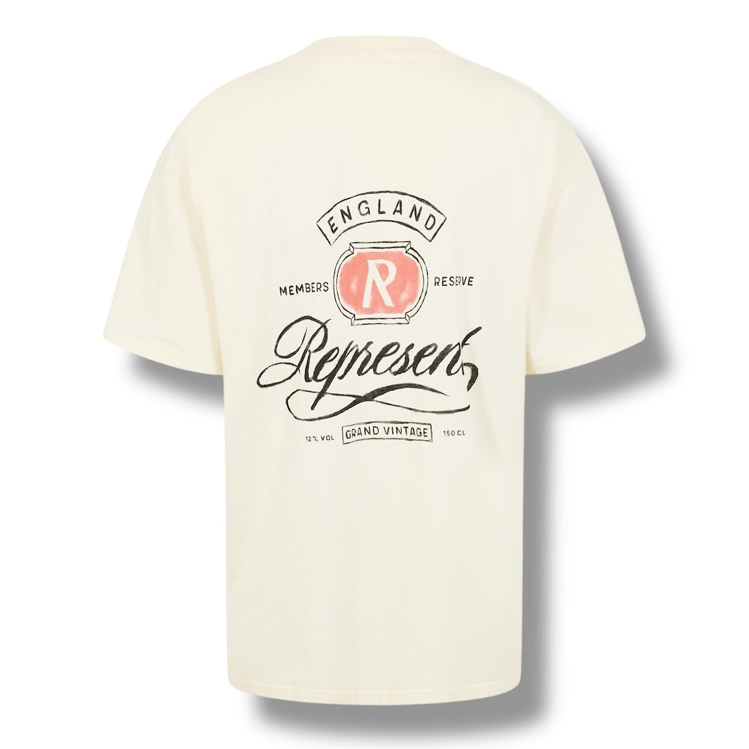 REPRESENT GRAND VINTAGE T-SHIRT WHITE