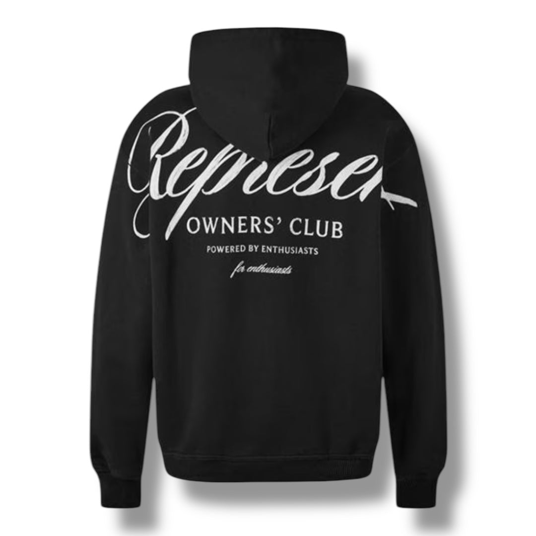 REPRESENT OWNERS CLUB SCRIPT OTTH HOODIE BLACK