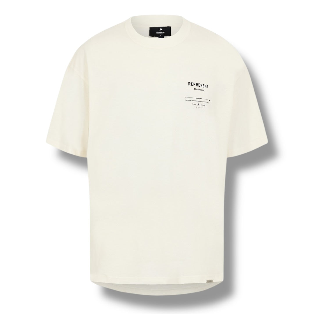 REPRESENT MANOR T-SHIRT WHITE