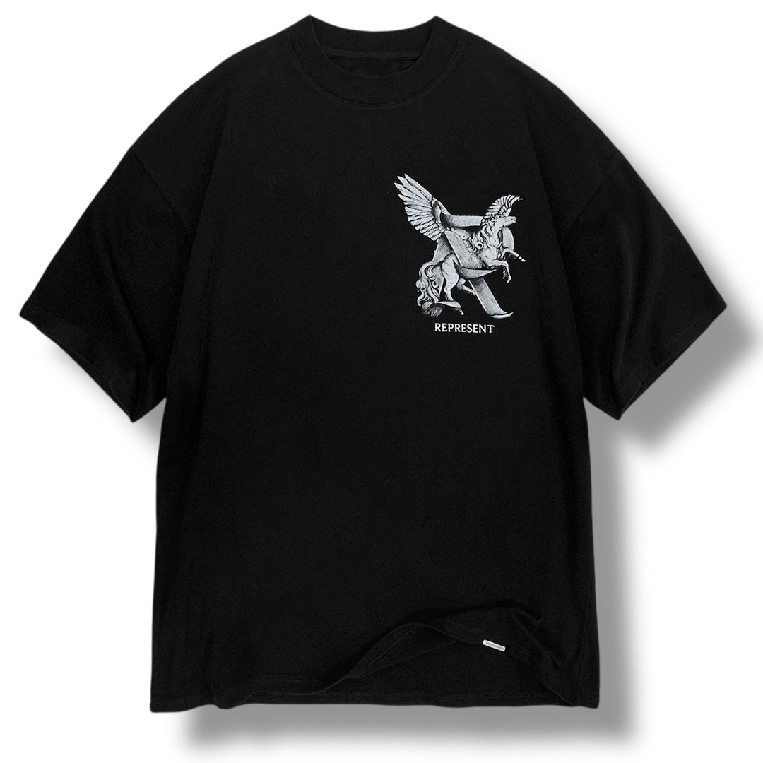 REPRESENT ELEGANCE T-SHIRT BLACK