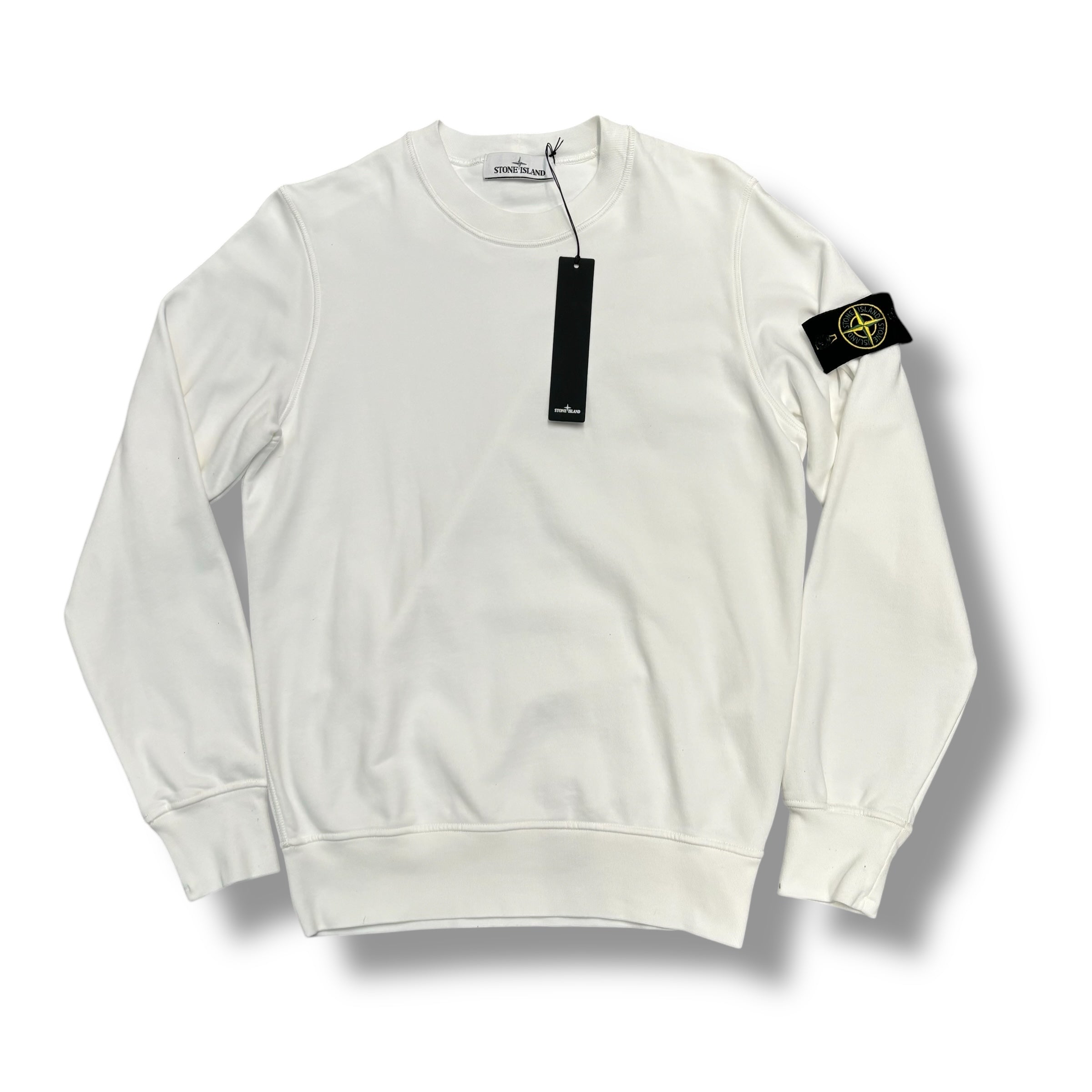 STONE ISLAND SWEATSHIRT WHITE *SALE*