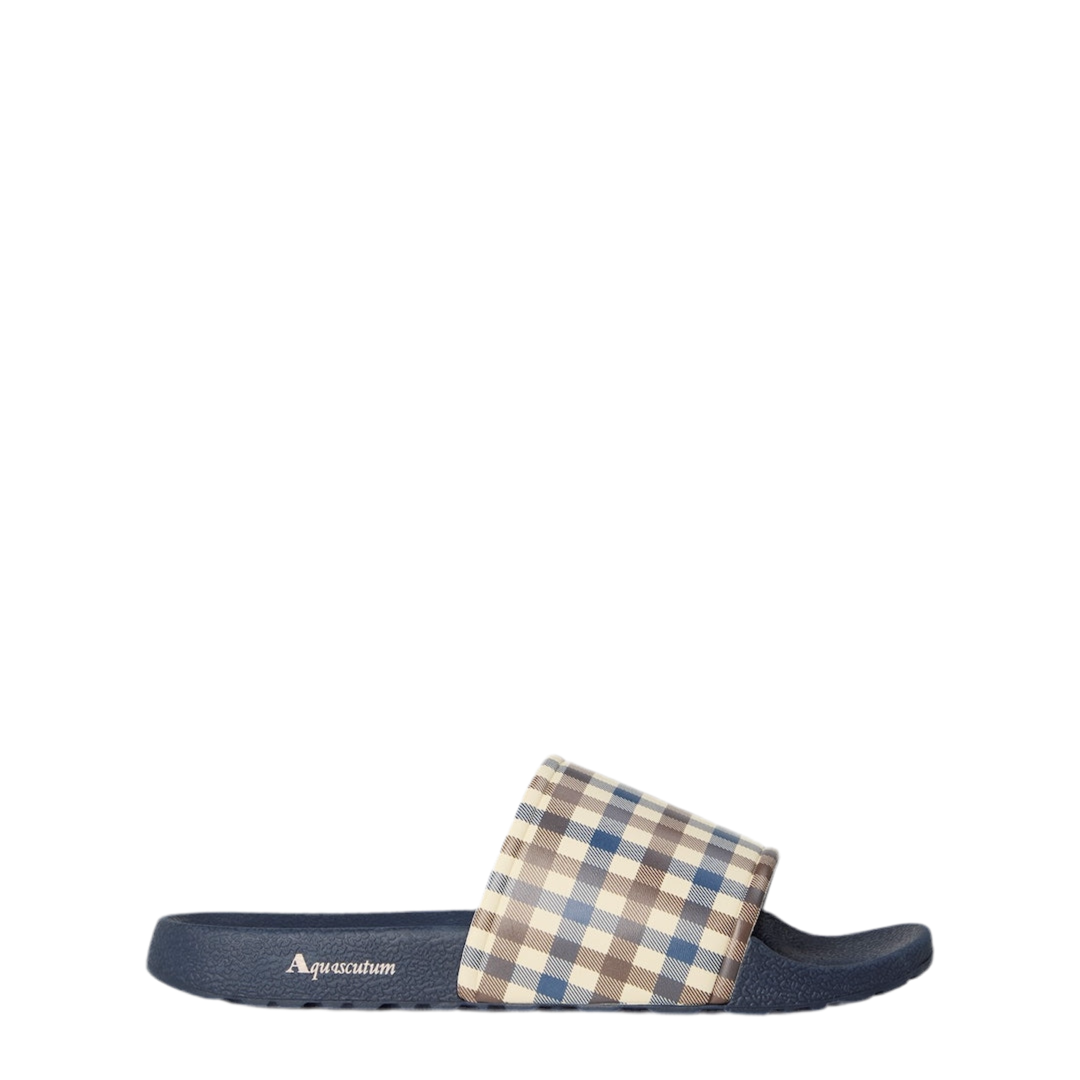 AQUASCUTUM SMALL CHECK SLIDERS