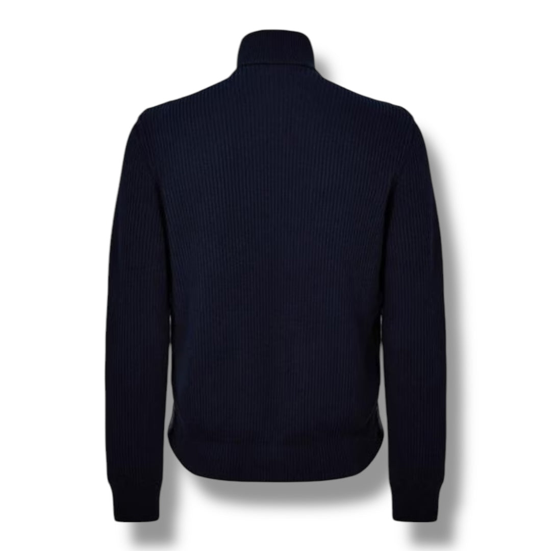 MONCLER PADDED HYBRID JACKET NAVY BLUE