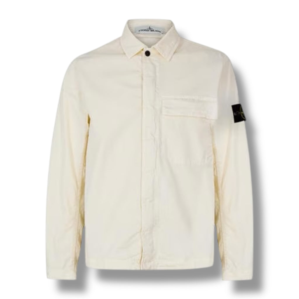 STONE ISLAND GD OVERSHIRT IVORY BEIGE