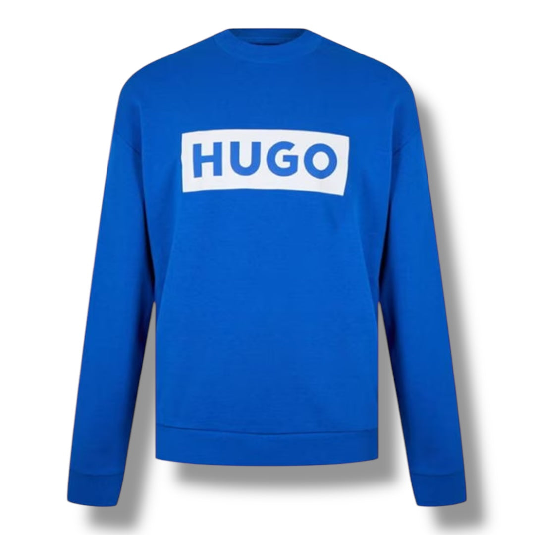 HUGO BOSS HUGO BLUE BOX LOGO SWEATSHIRT ROYAL BLUE