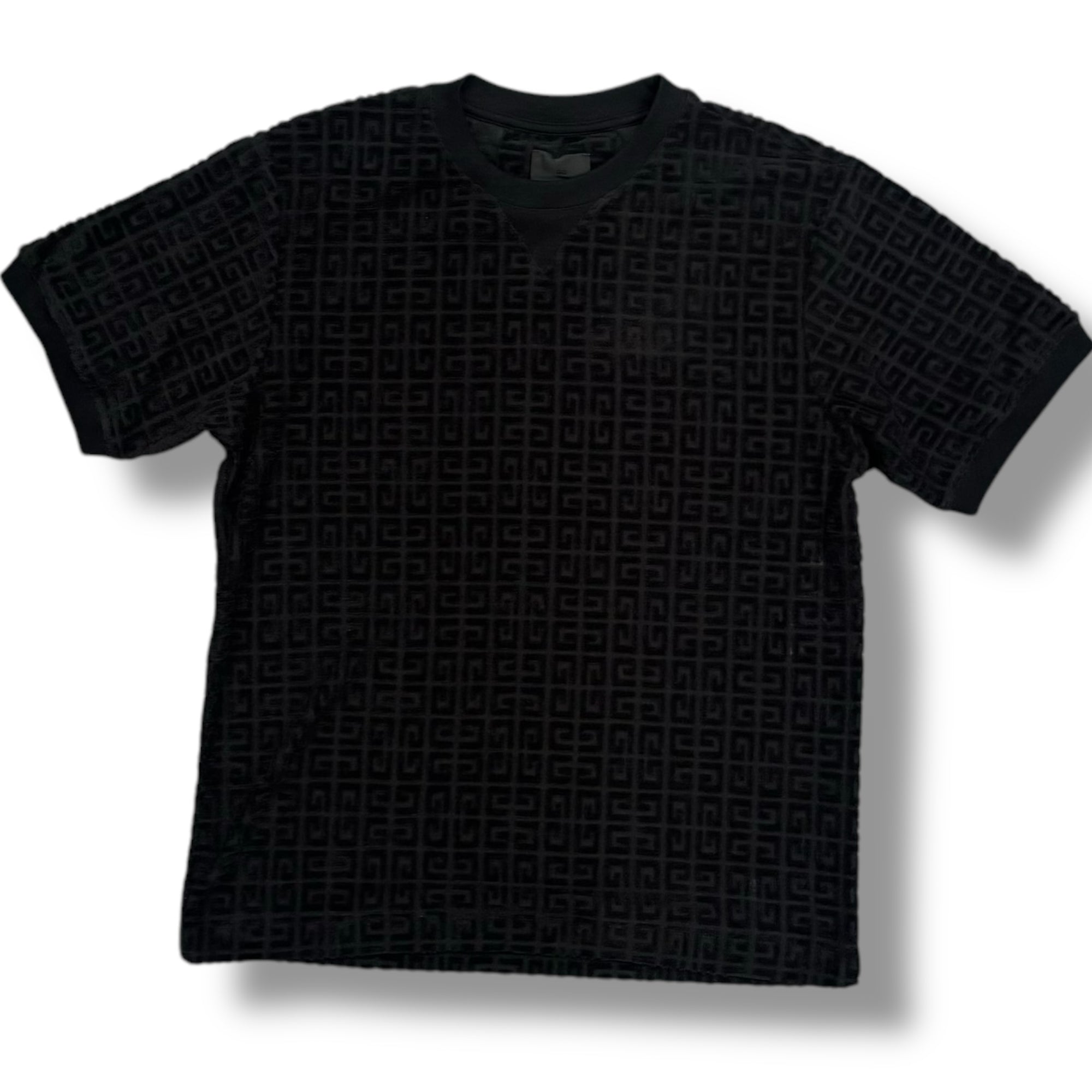 GIVENCHY PARIS 4G TOWELLING T-SHIRT BLACK
