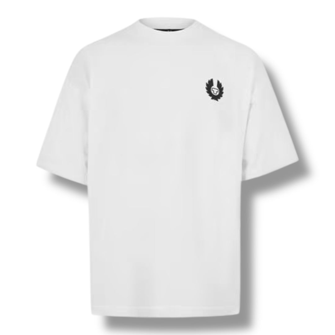 BELSTAFF OVERSIZED BACK LOGO T-SHIRT WHITE