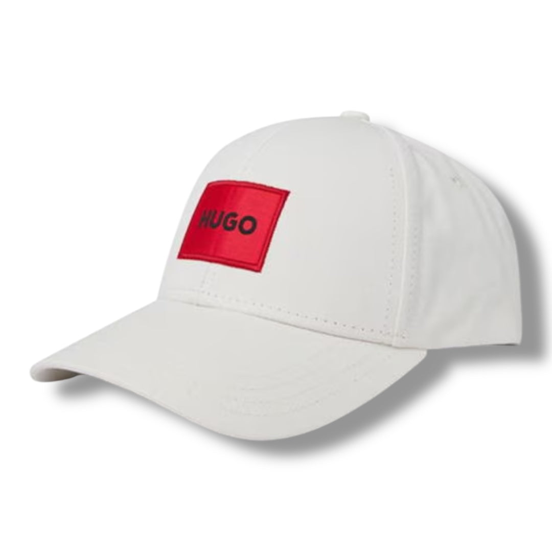 HUGO BOSS HUGO RED PATCH BASEBALL CAP WHITE