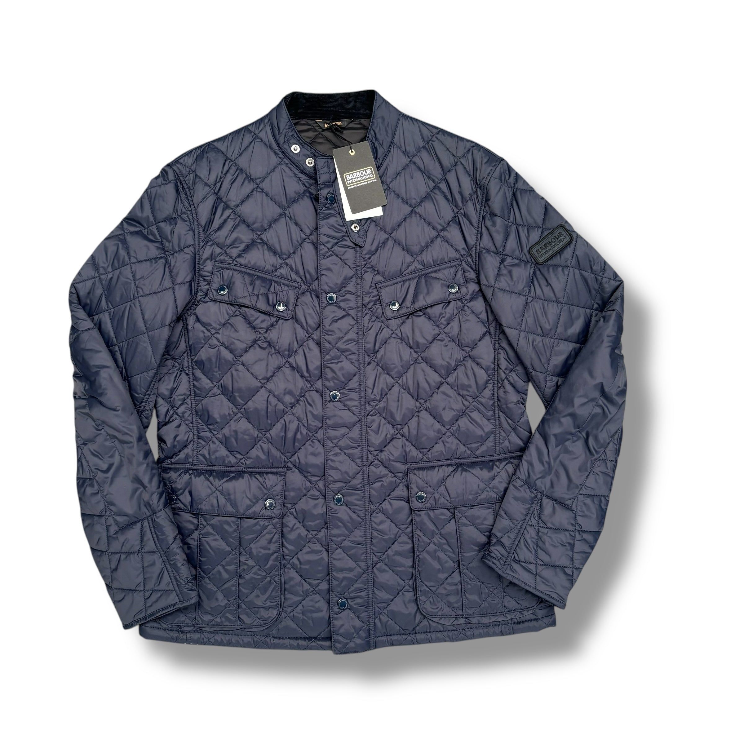 BARBOUR PADDED JACKET NAVY BLUE *SALE*