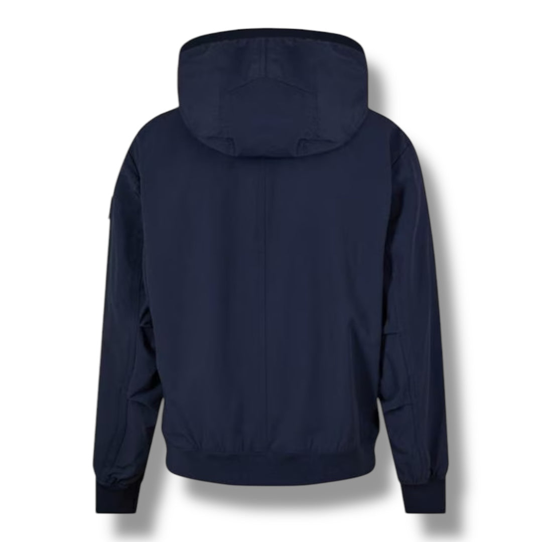 HUGO BOSS OLOCO HOODED JACKET NAVY BLUE