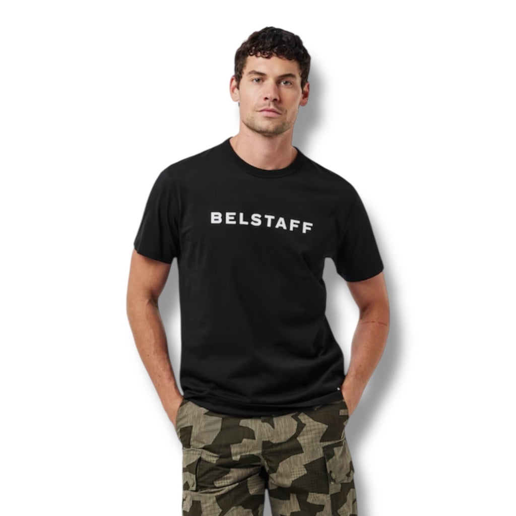 BELSTAFF CHEST LOGO T-SHIRT BLACK