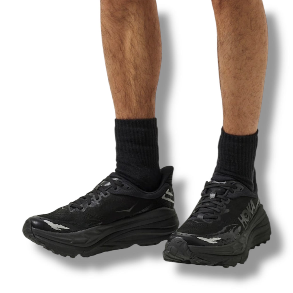 HOKA STINSON 7 RUNNING TRAINERS BLACK