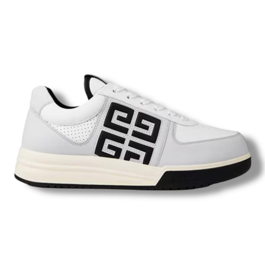 GIVENCHY 4G LOW TRAINERS GREY - BLACK