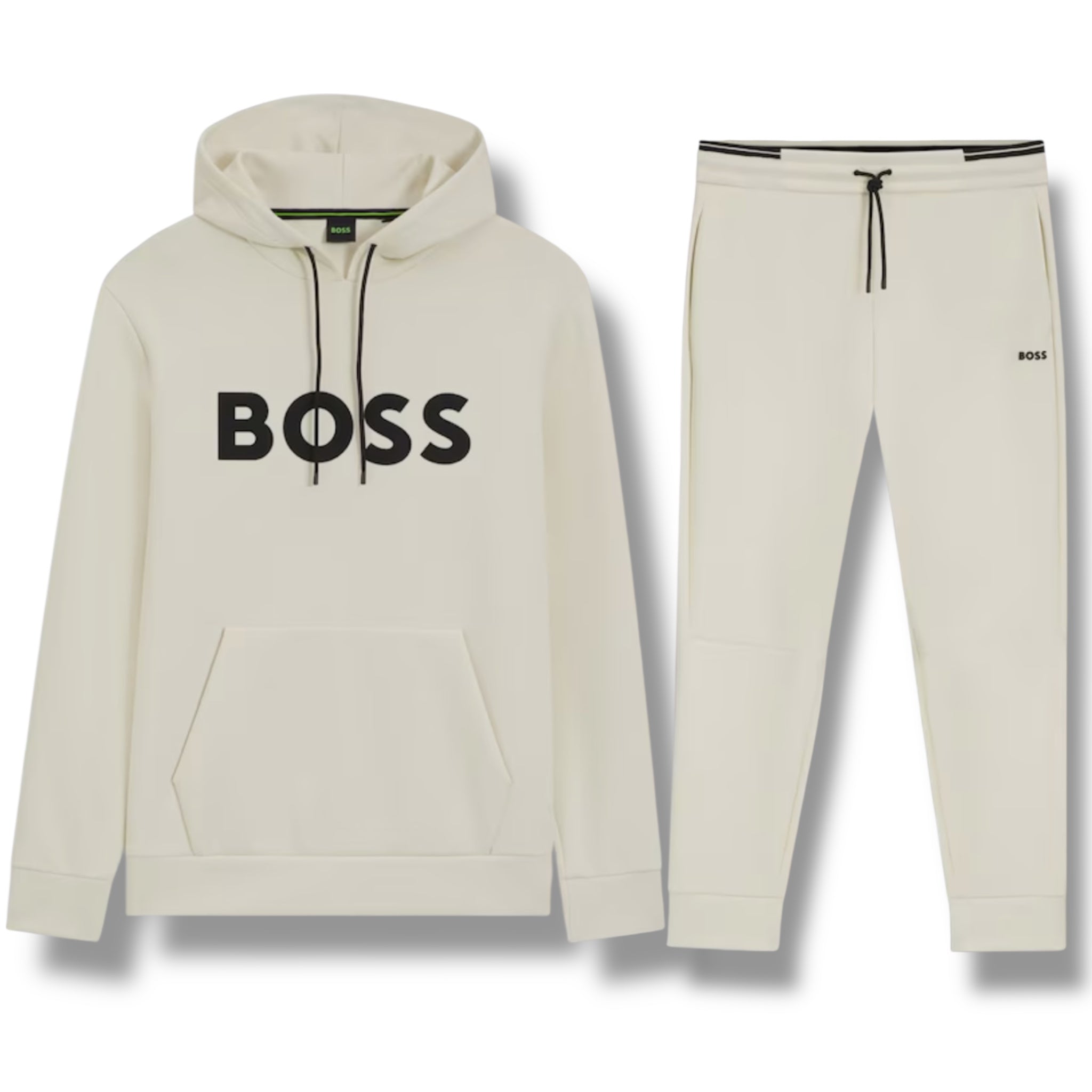 HUGO BOSS ZONE OTTH HOODED TRACKSUIT BEIGE