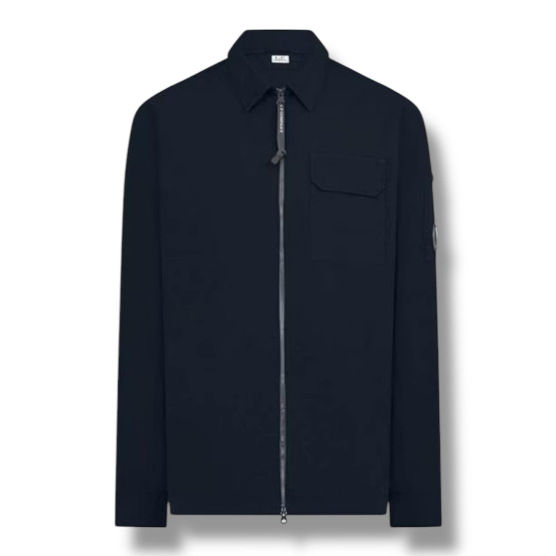 CP COMPANY LENS OVERSHIRT NAVY BLUE