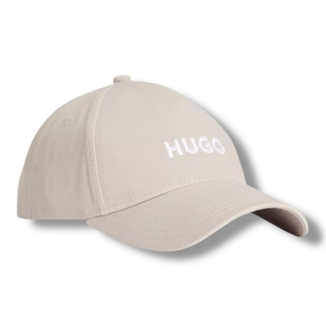 HUGO BOSS HUGO EMBROIDERED LOGO BASEBALL CAP LIGHT BEIGE