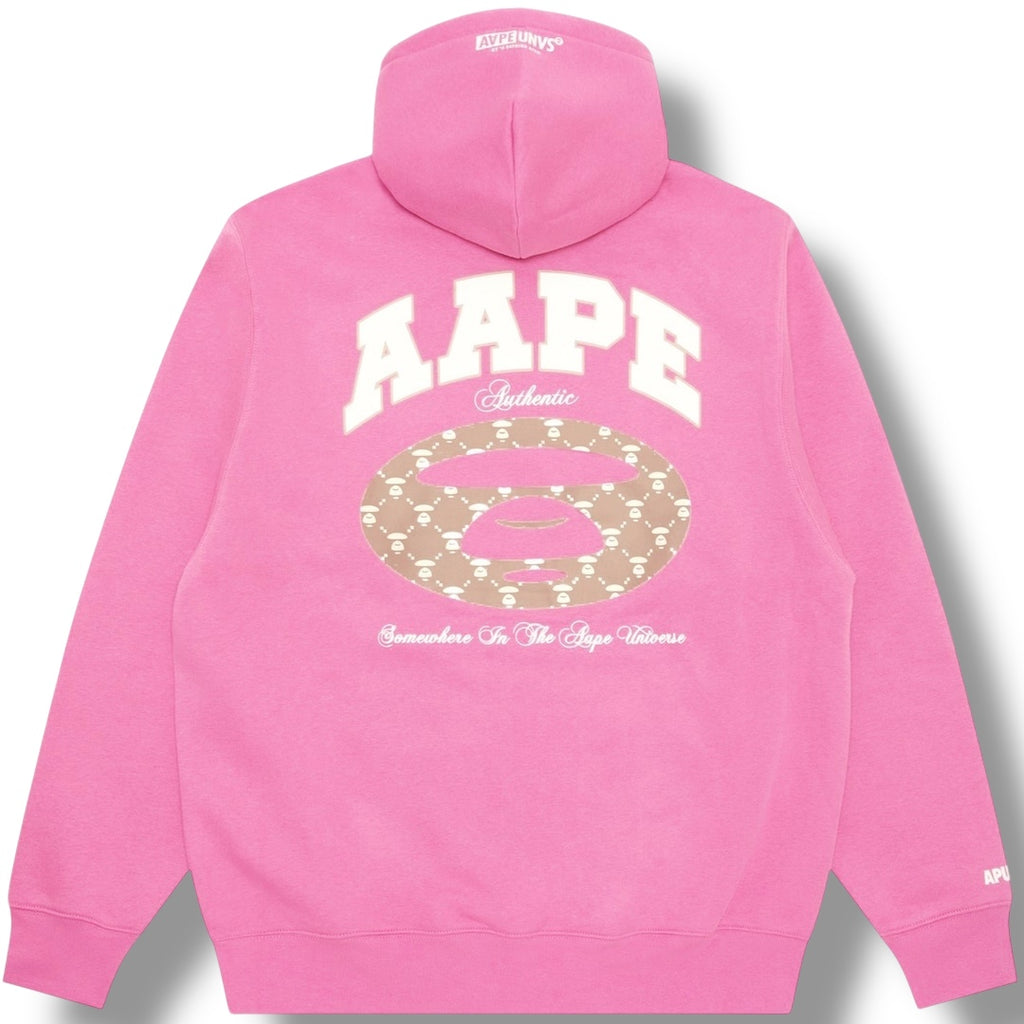 A BATHING APE AAPE UNIVERSE OTTH HOODIE PINK
