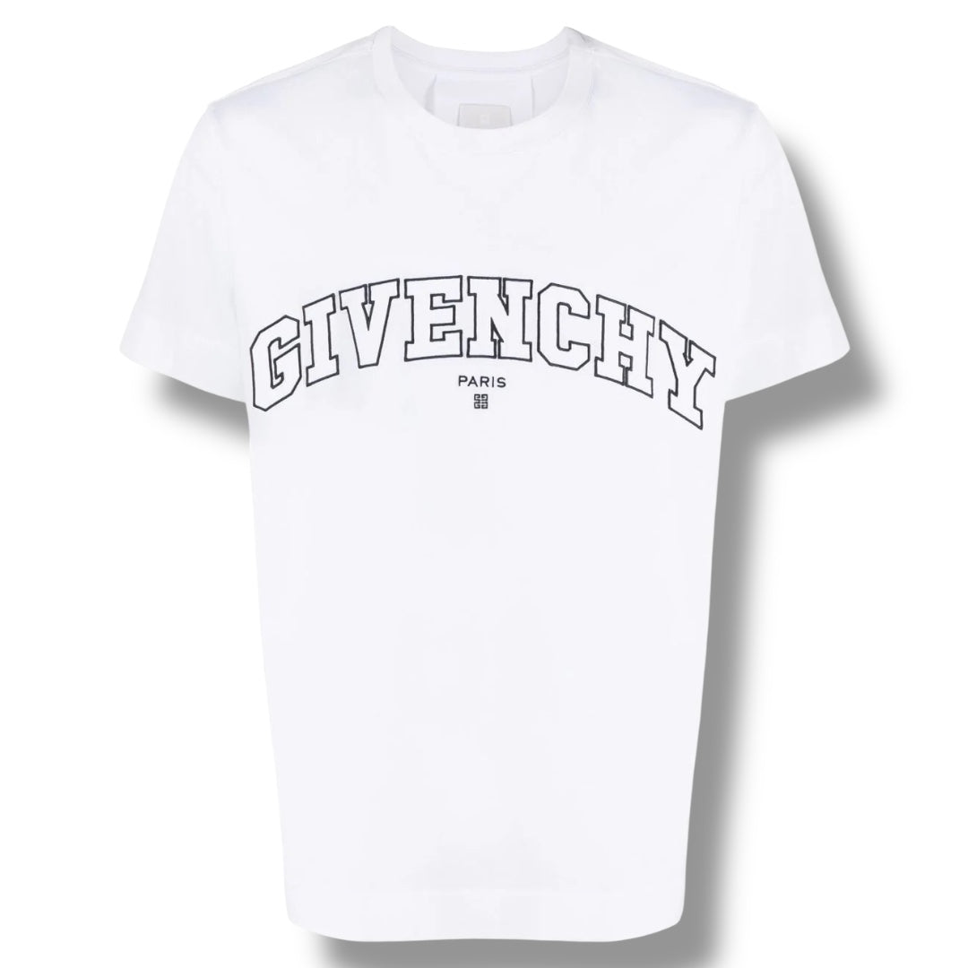 GIVENCHY PARIS SPELL OUT T-SHIRT WHITE