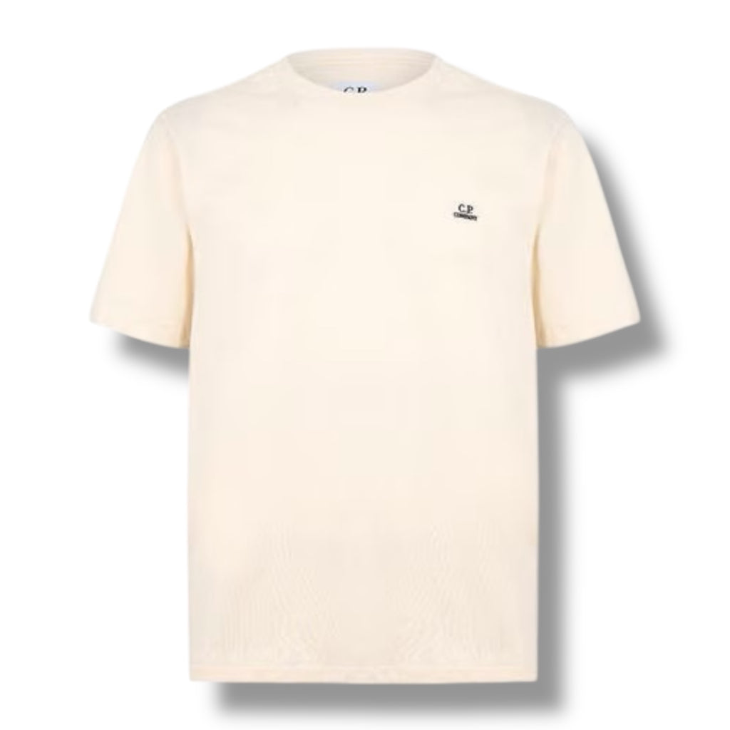 CP COMPANY SMALL LOGO T-SHIRT LIGHT BEIGE