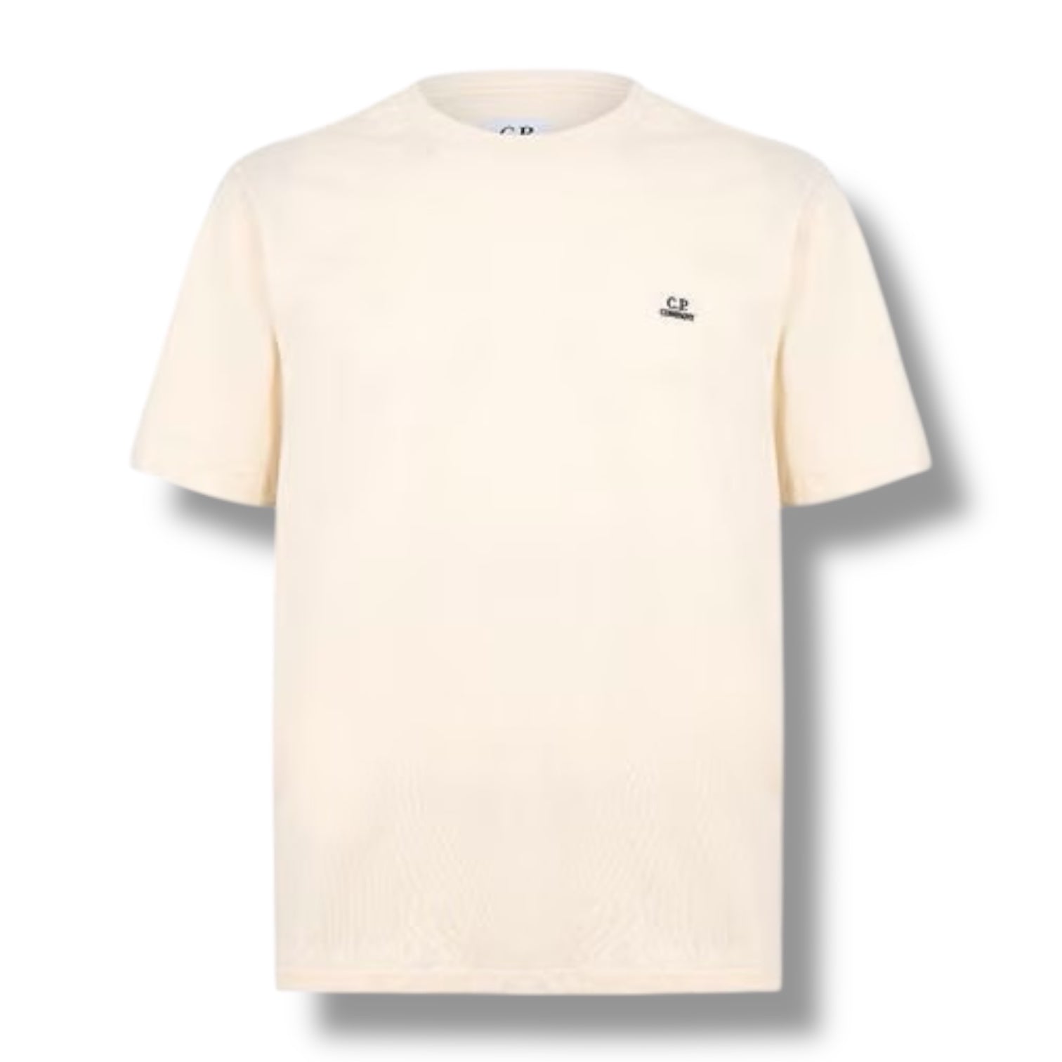 CP COMPANY SMALL LOGO T-SHIRT LIGHT BEIGE