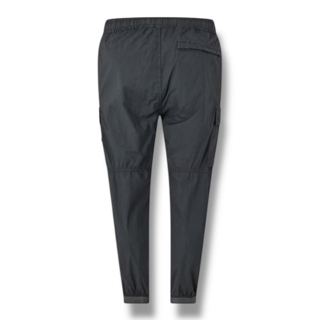 STONE ISLAND TELA CARGO PANTS ANTHRACITE GREY