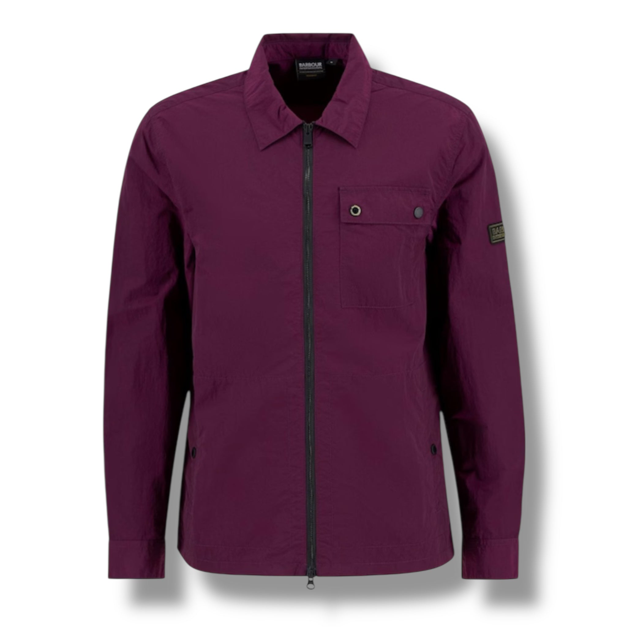 BARBOUR INTERNATIONAL OVERSHIRT BURGUNDY