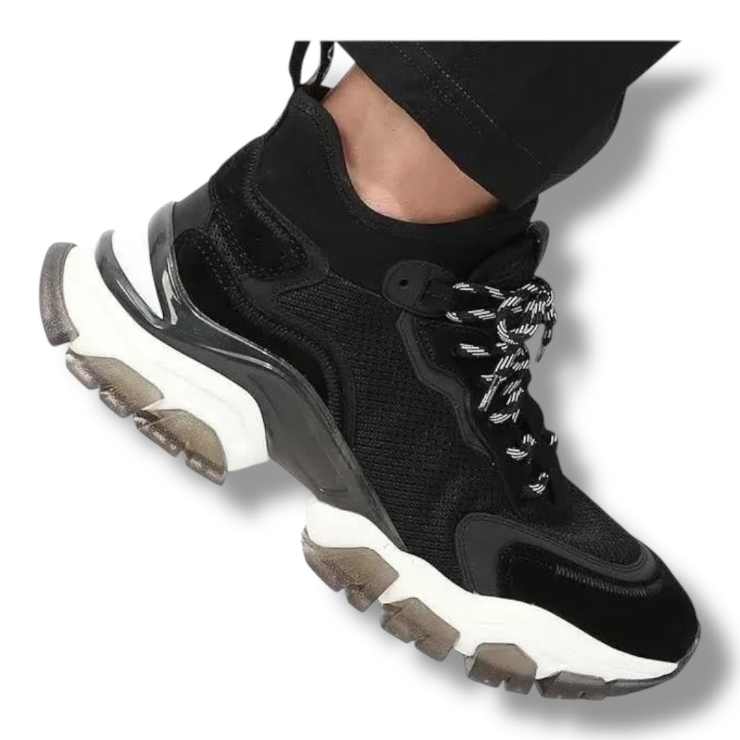 MONCLER LEAVE NO TRACE MID SNEAKERS BLACK