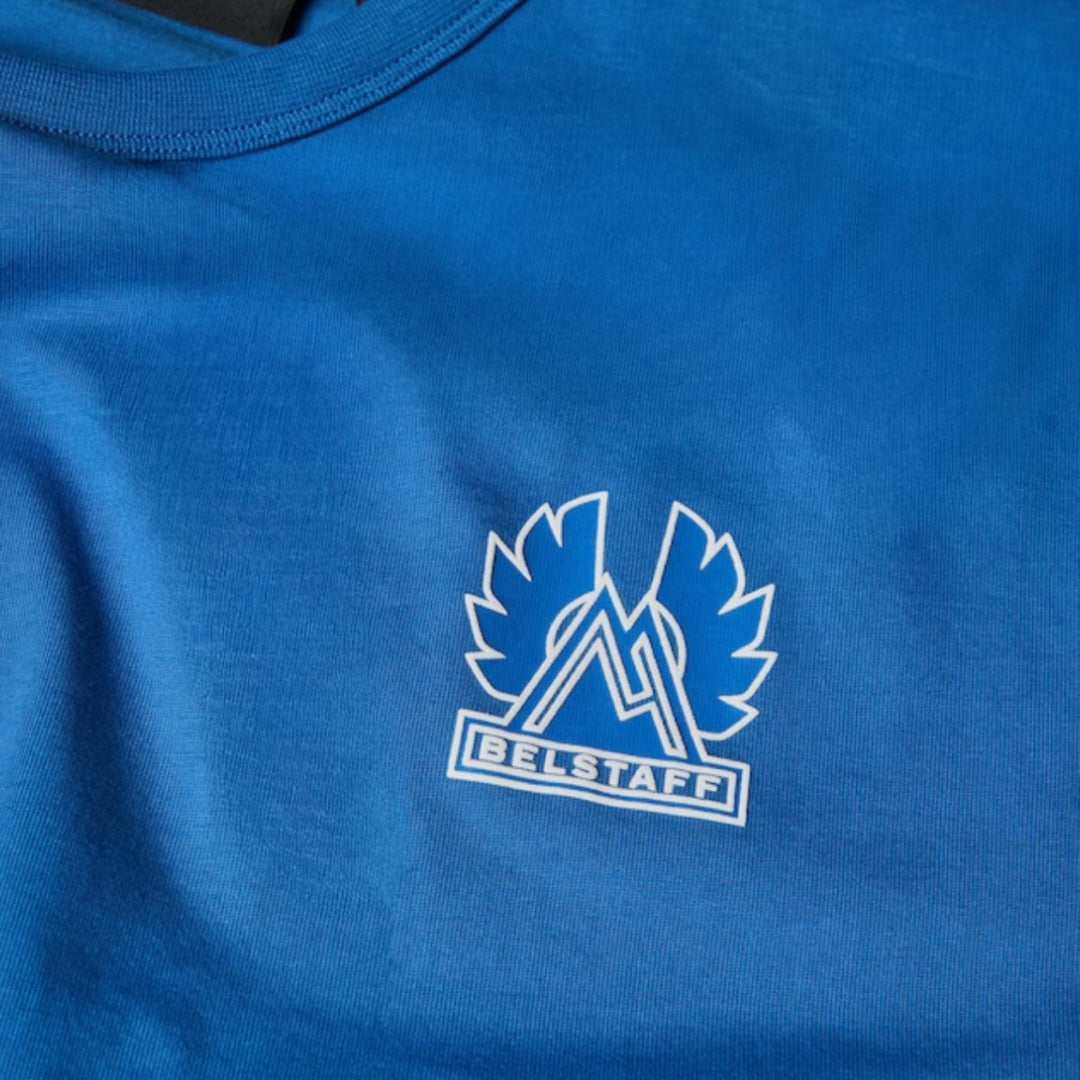 BELSTAFF BACK LOGO BON T-SHIRT ROYAL BLUE