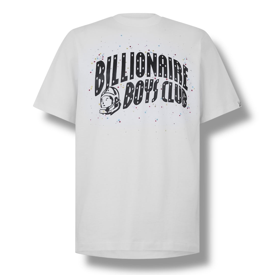 BILLIONAIRE BOYS CLUB EMBELLISHED ARCH T-SHIRT WHITE