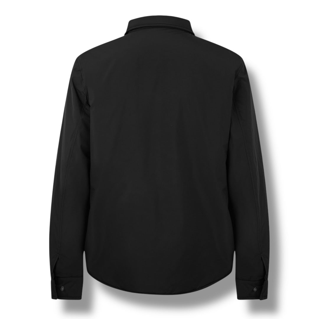 AQUASCUTUM PADDED OVERSHIRT BLACK