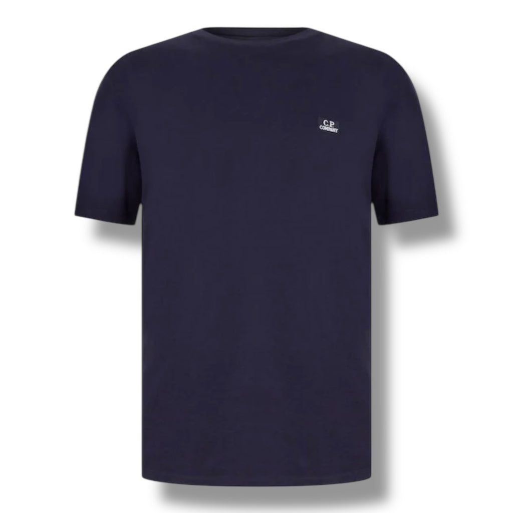 CP COMPANY SMALL LOGO T-SHIRT NAVY BLUE
