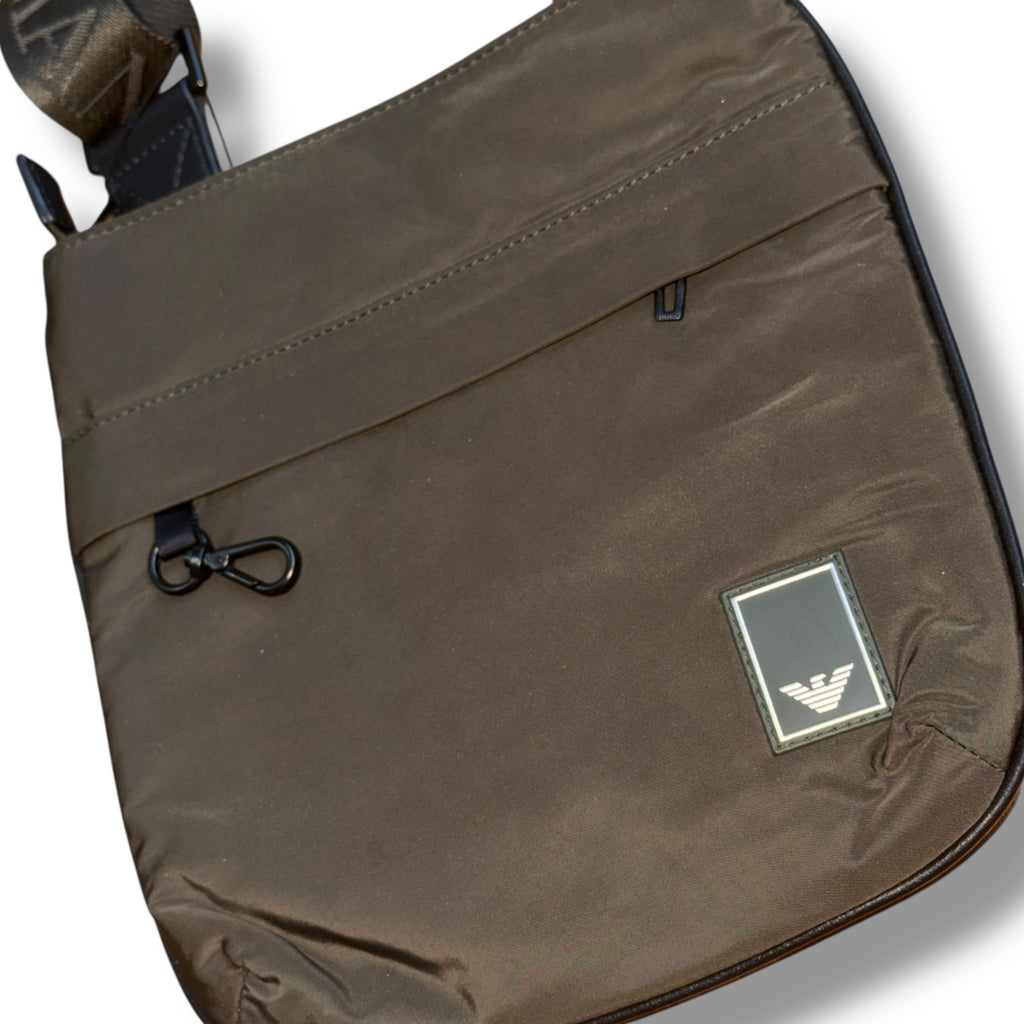EMPORIO ARMANI EA CROSSBODY MAN BAG KHAKI GREEN