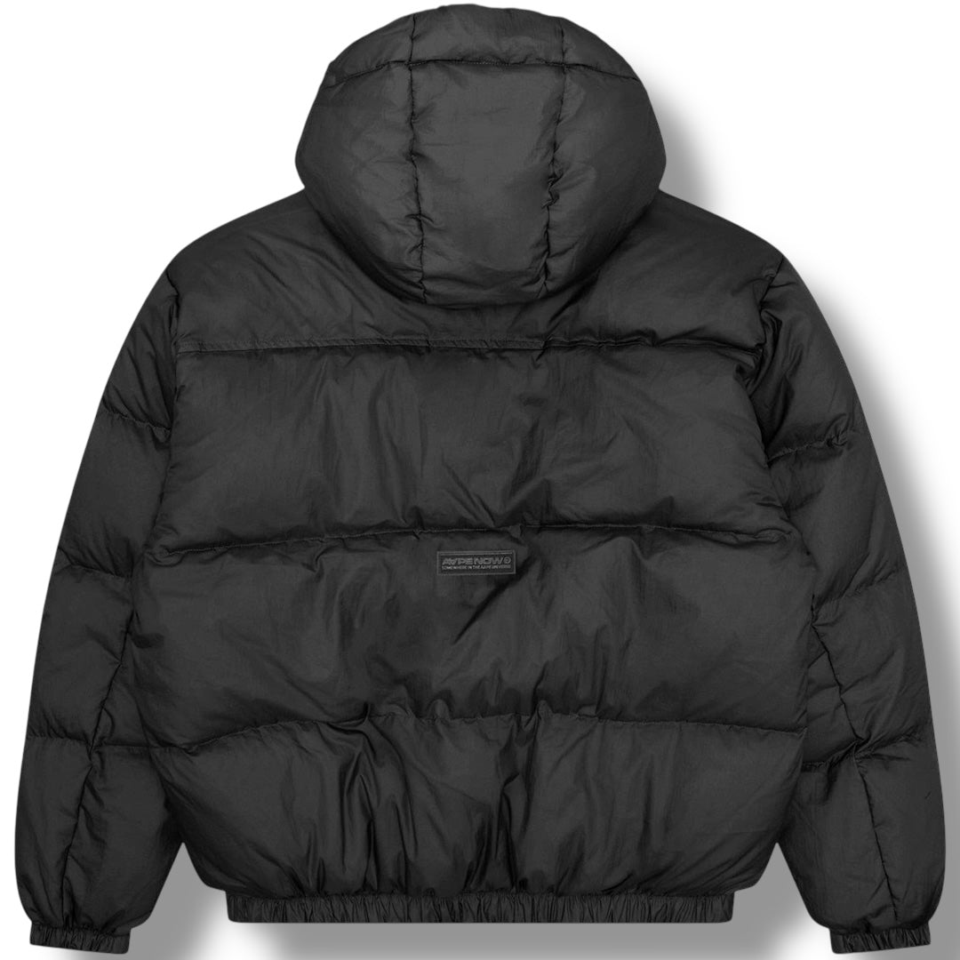 A BATHING APE AAPE NOW PUFFER JACKET BLACK