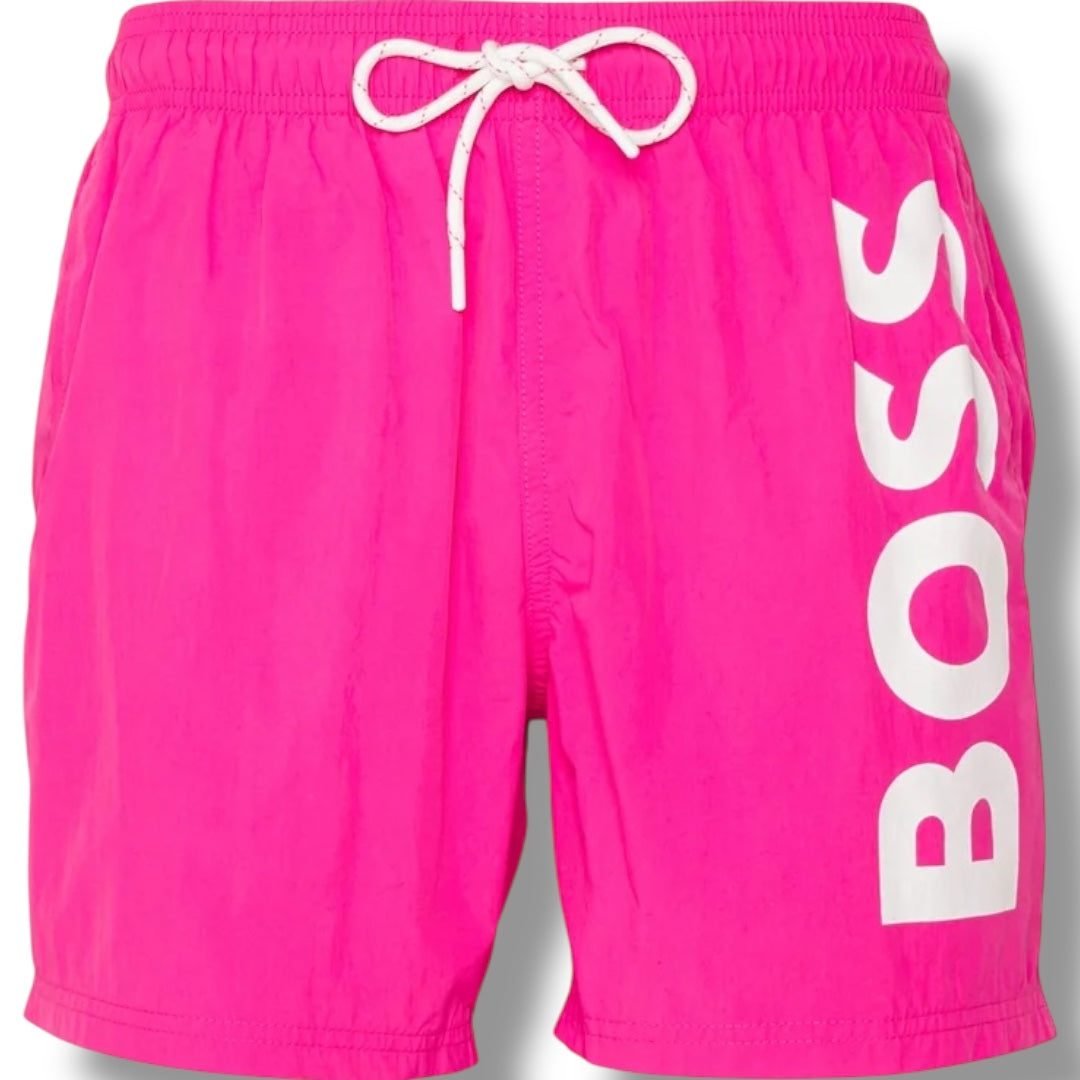 HUGO BOSS VERTI SWIM SHORTS PINK * SALE *
