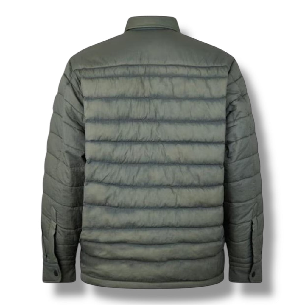 HUGO BOSS PADDED OVERSHIRT GREY