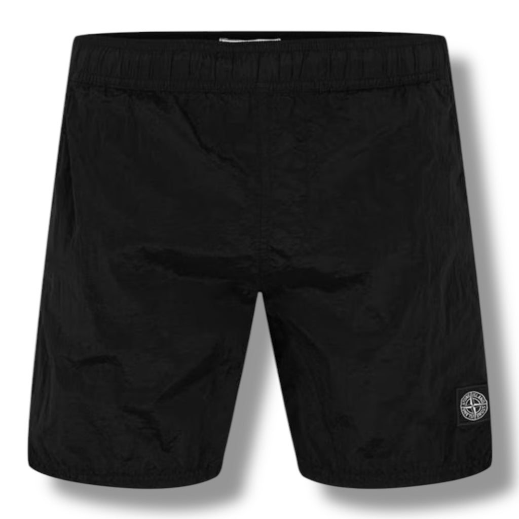 STONE ISLAND NYLON METAL SWIM SHIRTS BLACK