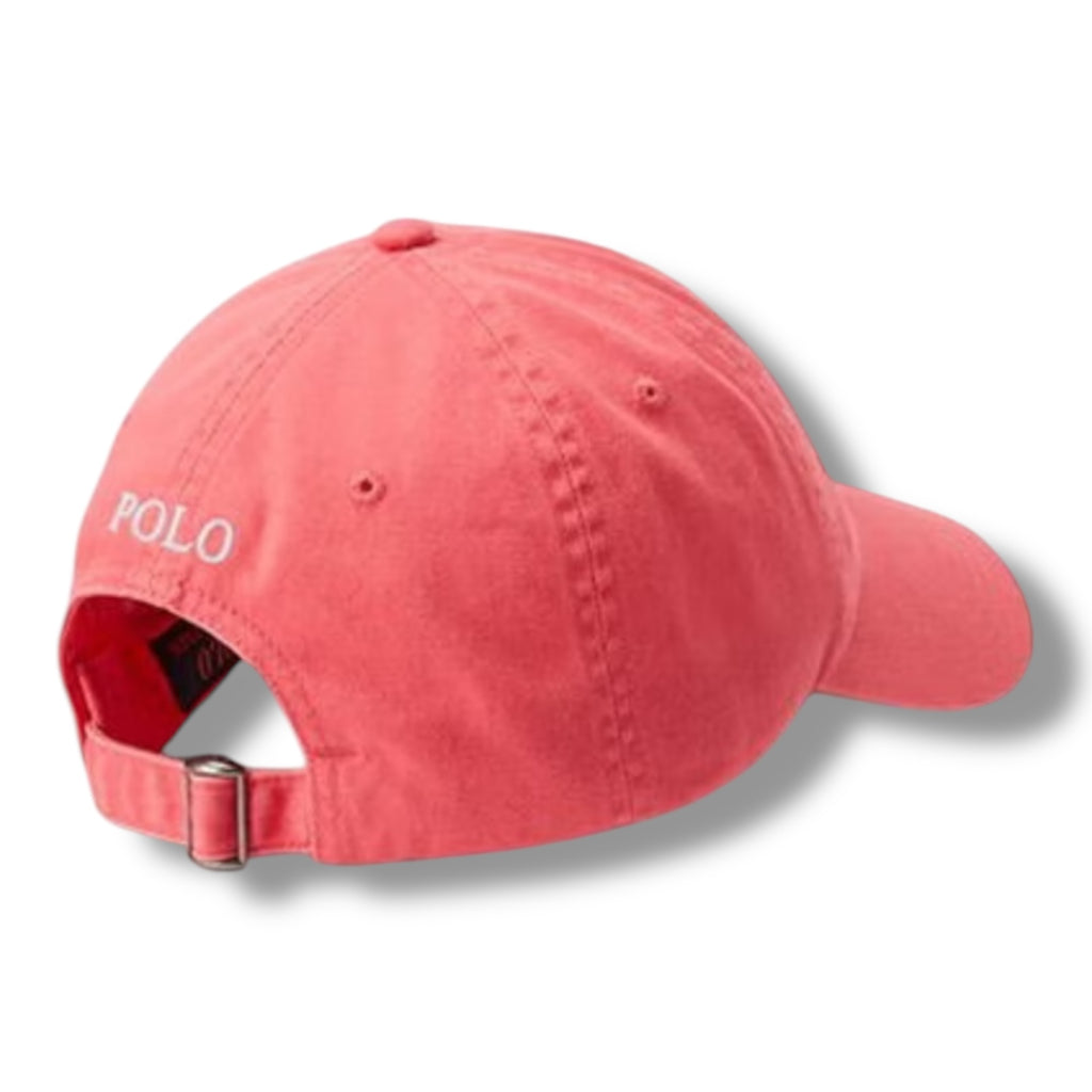 RALPH LAUREN CLASSIC BASEBALL CAP LIGHT RED
