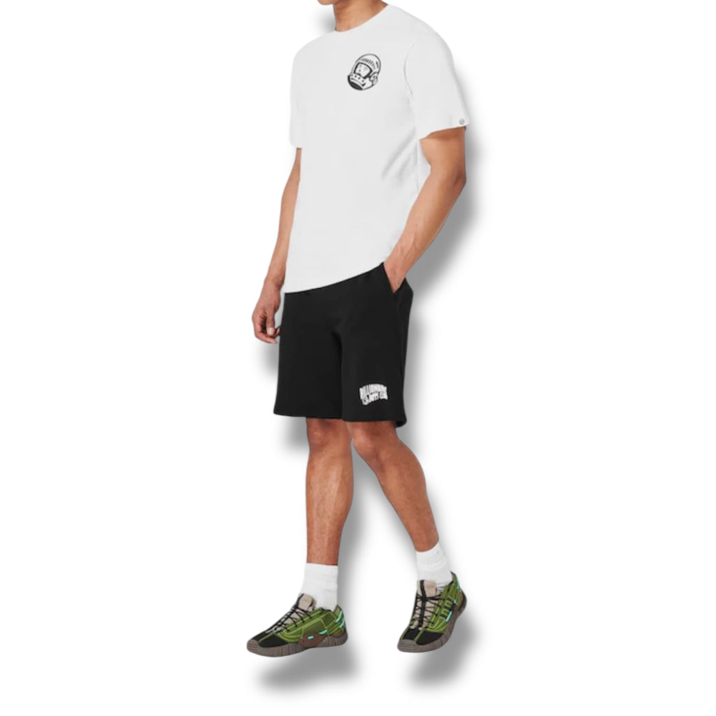 BILLIONAIRE BOYS CLUB BBC ARCH LOGO JERSEY SHORTS BLACK