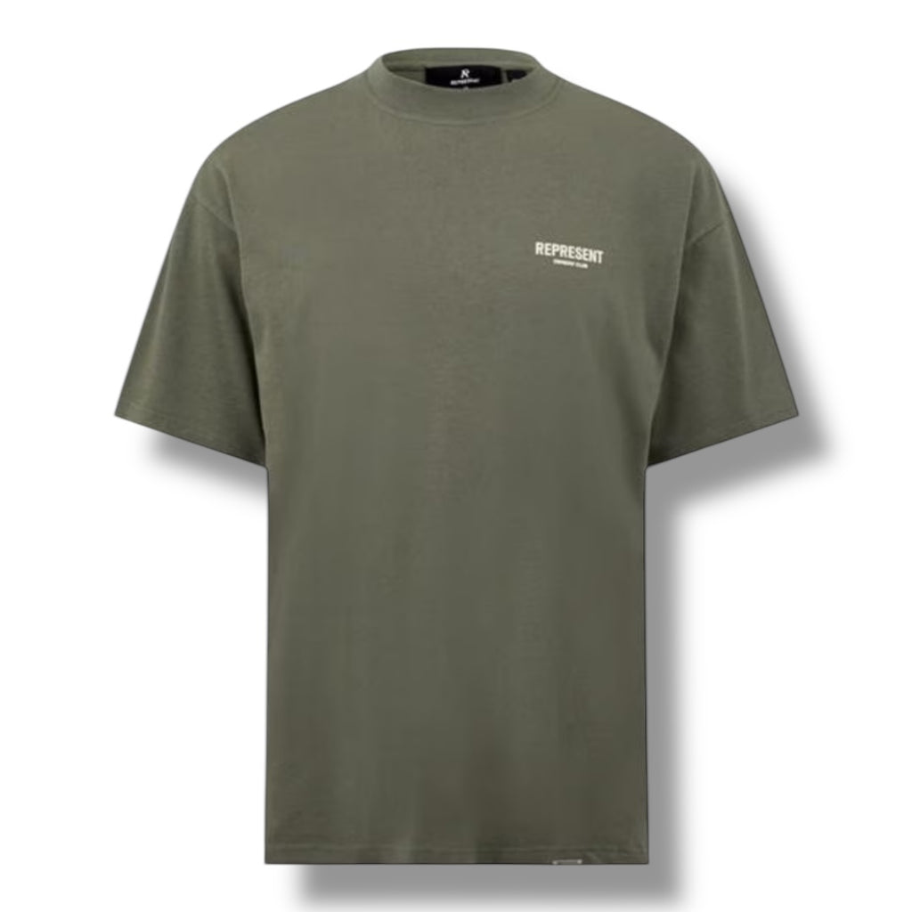 REPRESENT OWNERS CLUB T-SHIRT OLIVE GREEN