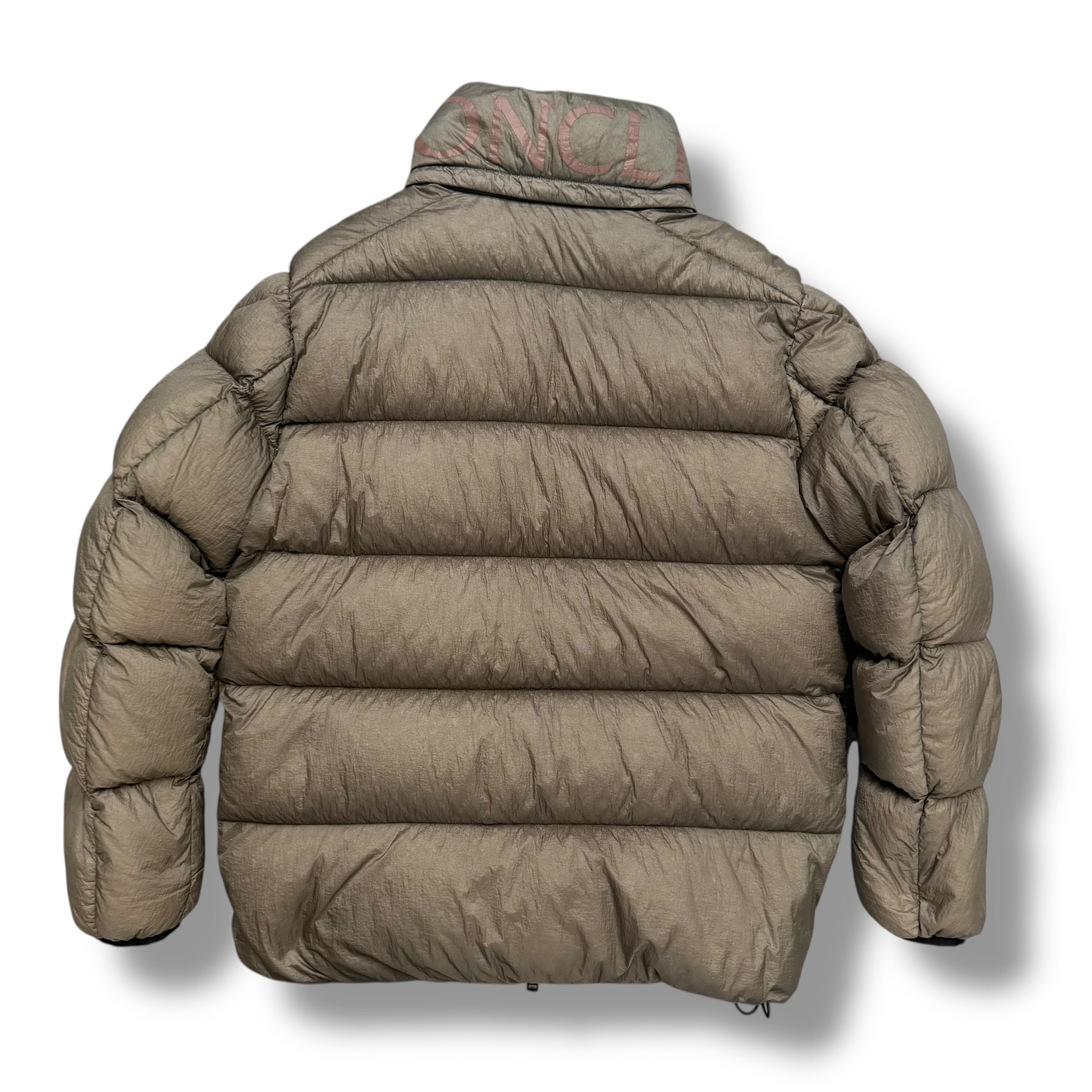 MONCLER CEVENNE PUFFER JACKET GREY SIZE 4 - XL