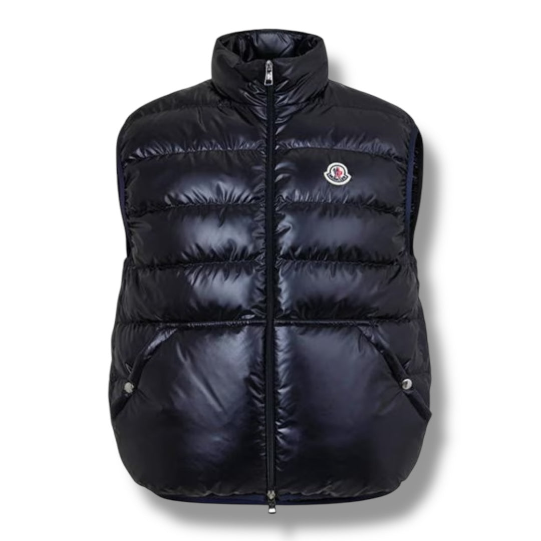 MONCLER AUBE GILET NAVY BLUE