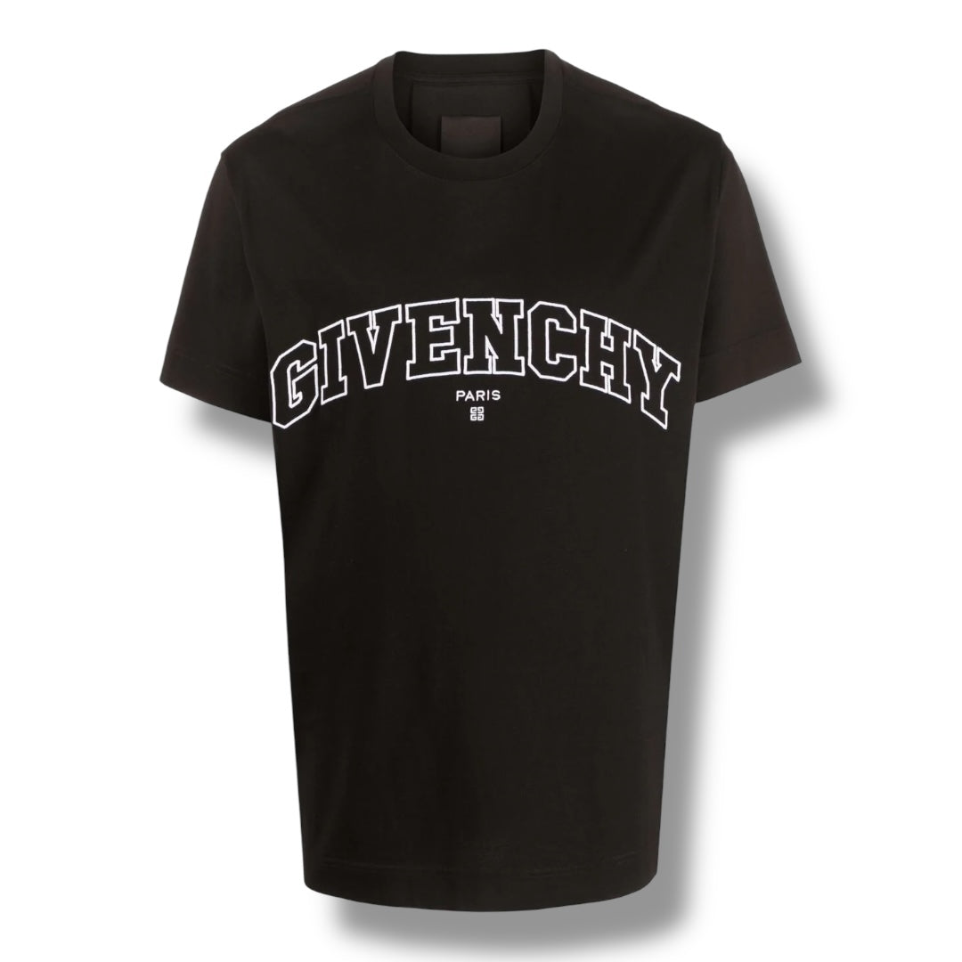 GIVENCHY PARIS SPELL OUT T-SHIRT BLACK
