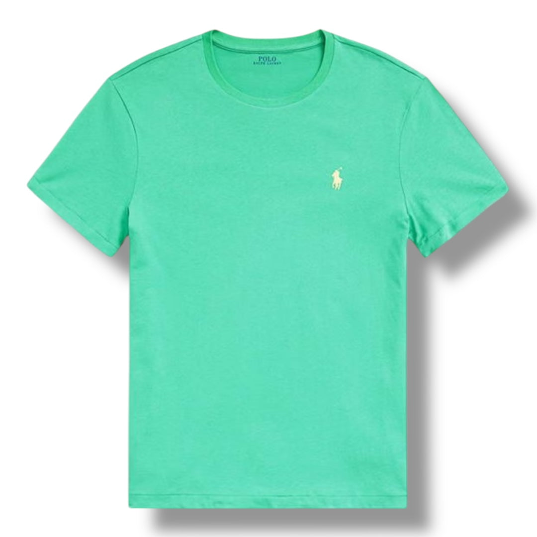 RALPH LAUREN CUSTOM FIT T-SHIRT CLASSIC GREEN