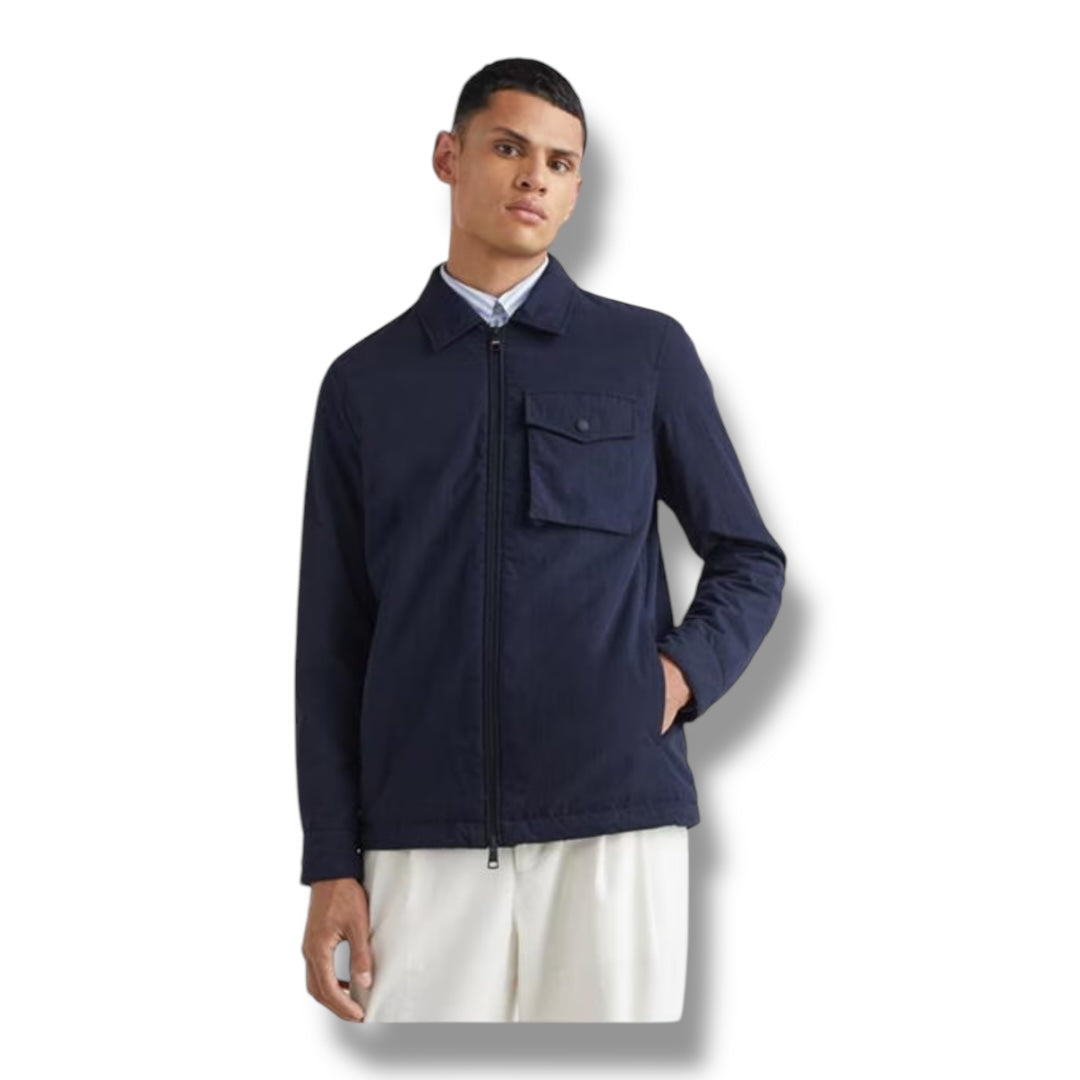 TOMMY HILFIGER TECH OVERSHIRT NAVY BLUE