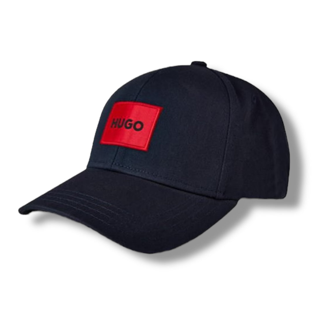 HUGO BOSS HUGO RED PATCH BASEBALL CAP NAVY BLUE