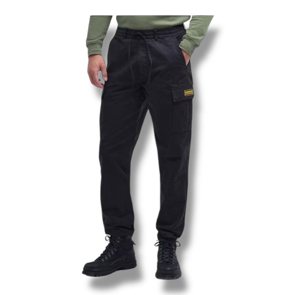 BARBOUR INTERNATIONAL CARGO PANTS BLACK