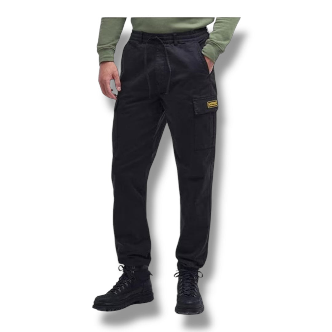BARBOUR INTERNATIONAL CARGO PANTS BLACK
